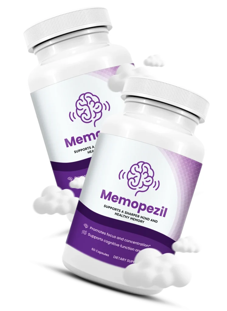 Memopezil supplement bottles